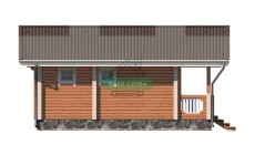 Проект бани Ромашка